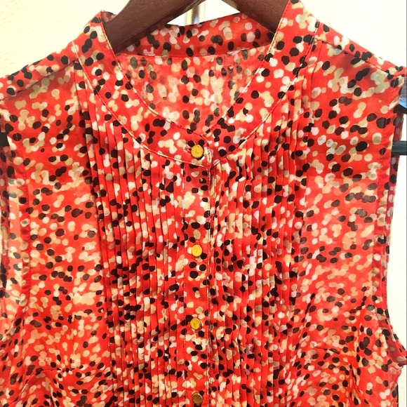 Banana Republic Printed Sleeveless Blouse - Picture 2 of 4